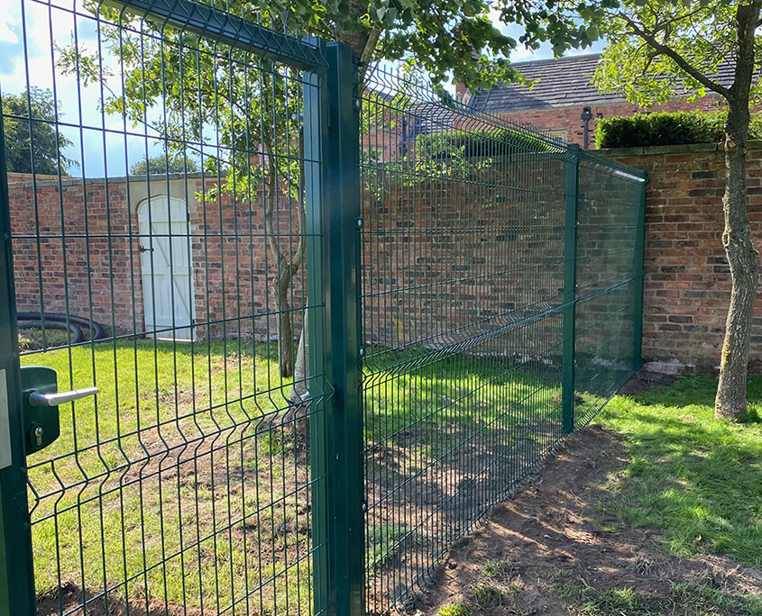 V mesh gate 0001 tatton fencing V mesh gate