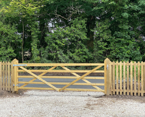 entrance gate 0009 tatton fencing entrance gate