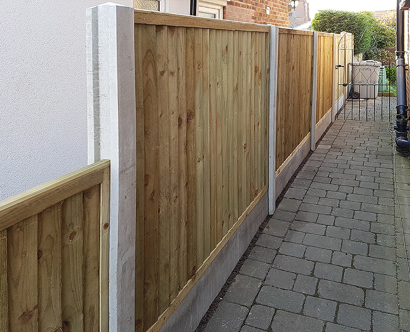 featherboard panels concrete post and panel 10 tatton fencing featherboard panels concrete post and panel 10 tatton fencing
