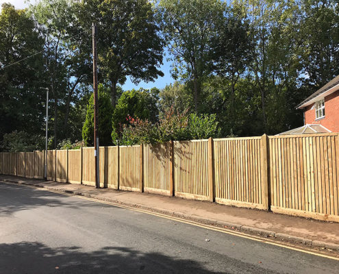 featherboard panels timber post 01 tatton fencing