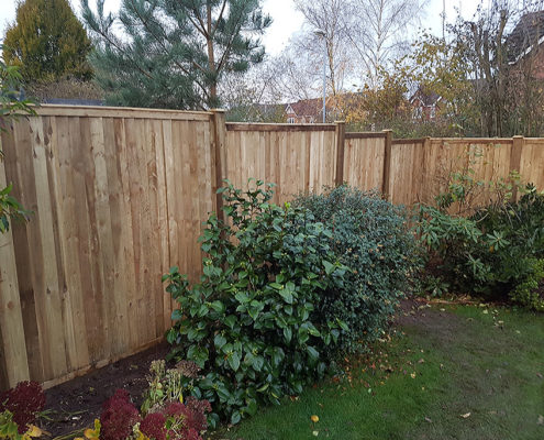 featherboard panels timber post 09 tatton fencing