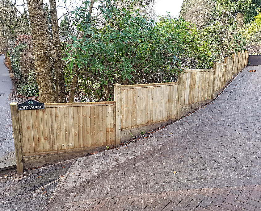 featherboard panels timber post 10 tatton fencing