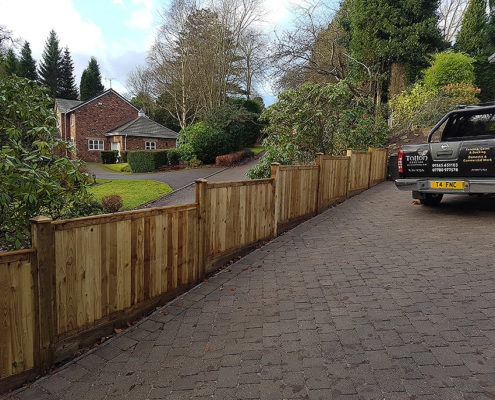 featherboard panels timber post 11 tatton fencing