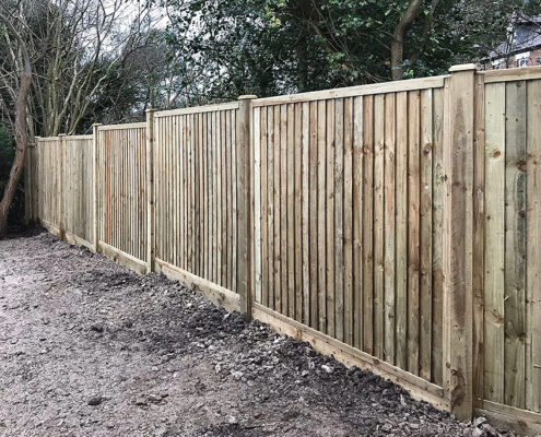 featherboard panels timber post 14 tatton fencing