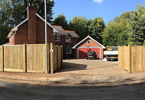 featherboard panels timber post 18 tatton fencing