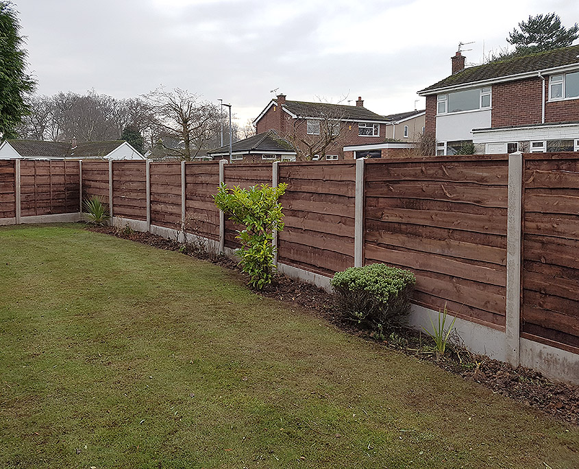 heavy waneylap panels concrete post and panel 03 tatton fencing heavy waneylap panels concrete post and panel 03 tatton fencing
