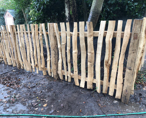 rustic oak pale fencing 06 tatton fencing rustic oak pale fencing 06 tatton fencing