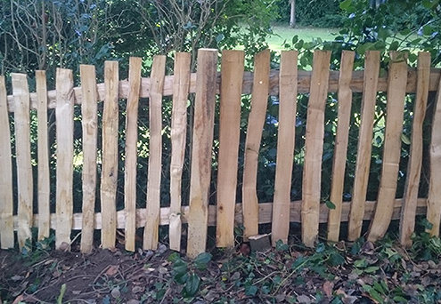 rustic oak pale fencing 09 tatton fencing rustic oak pale fencing 09 tatton fencing