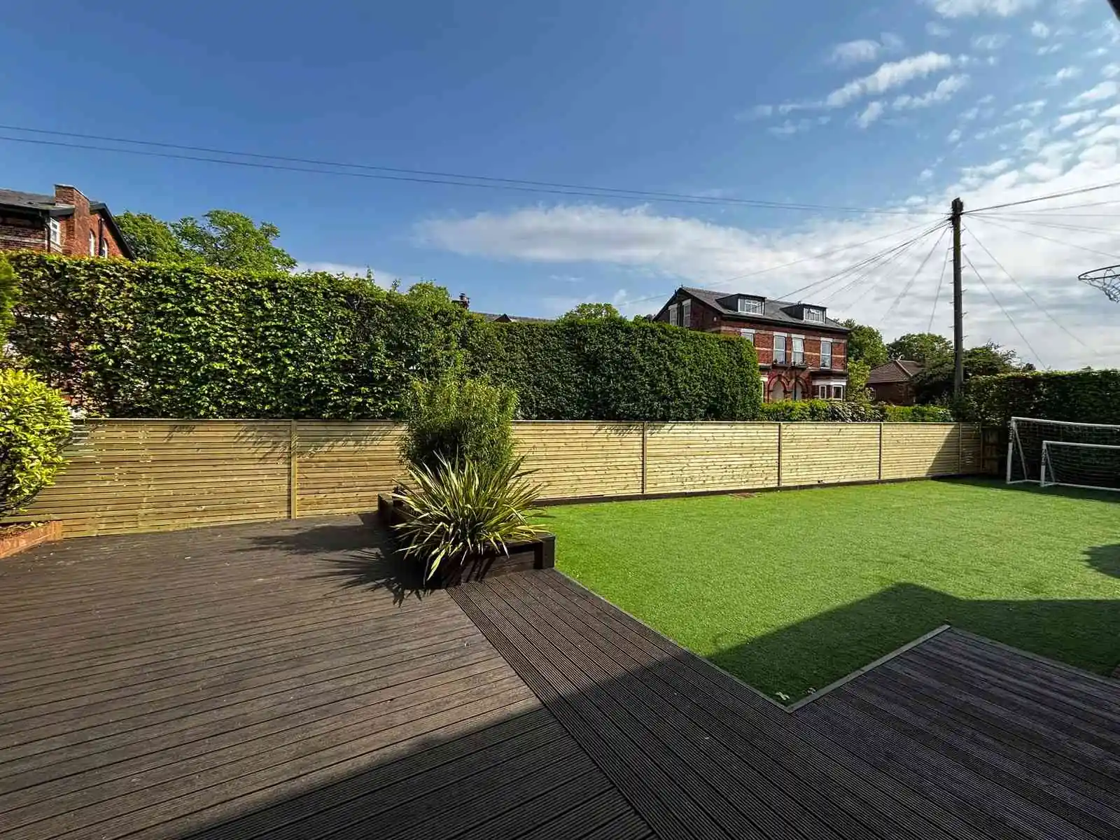 Venetian fencing installation by Tatton Fencing