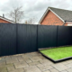 Composite and Aluminium fencing installation by Tatton Fencing