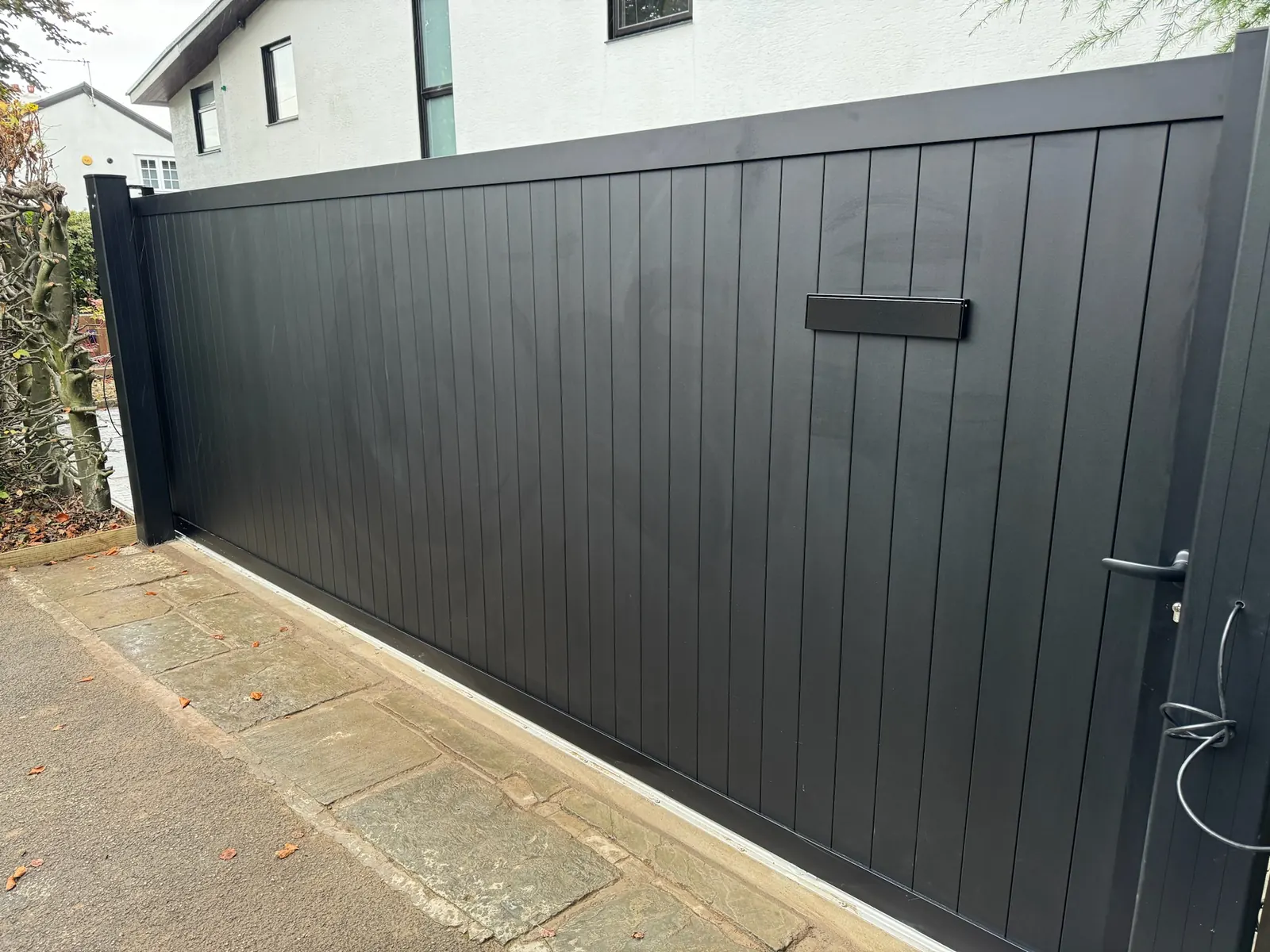 Entrance Gates installation by Tatton Fencing