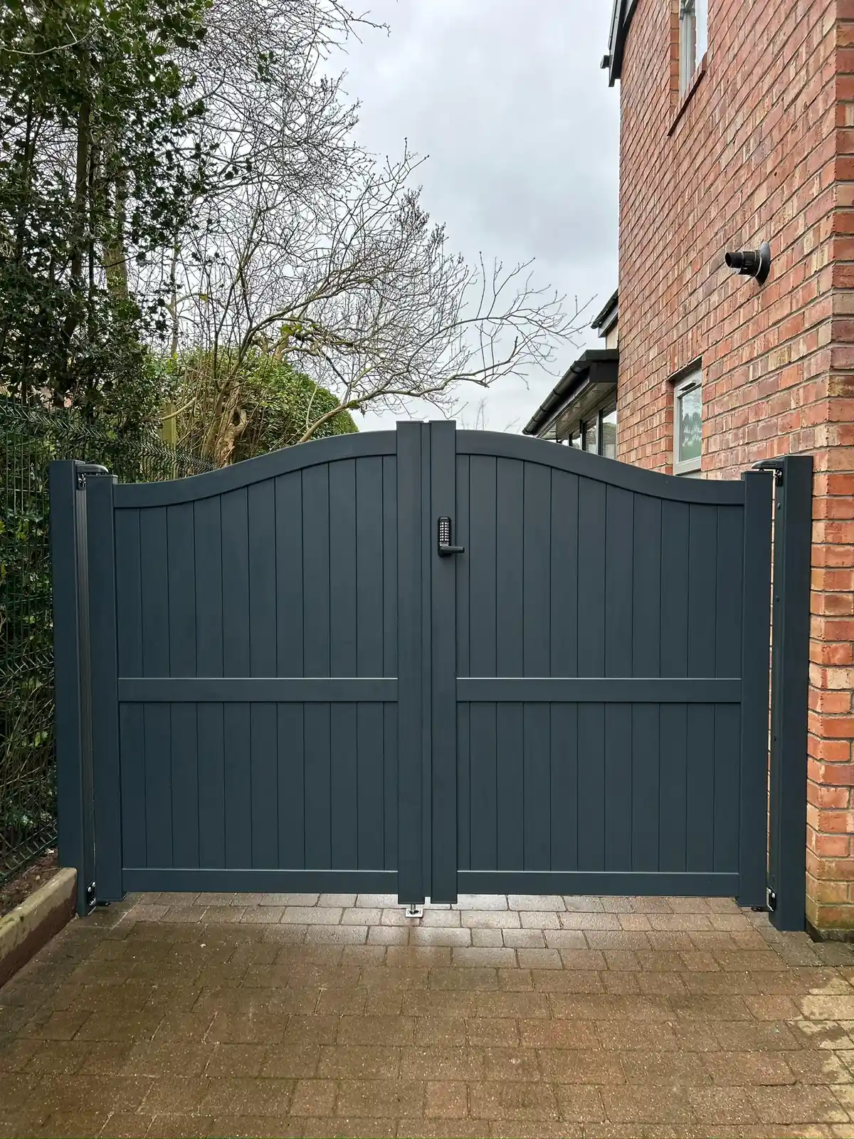 Entrance Gates installation by Tatton Fencing