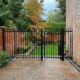 Metal Railings fencing installation by Tatton Fencing