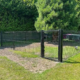 Mesh Panel fencing installation by Tatton Fencing