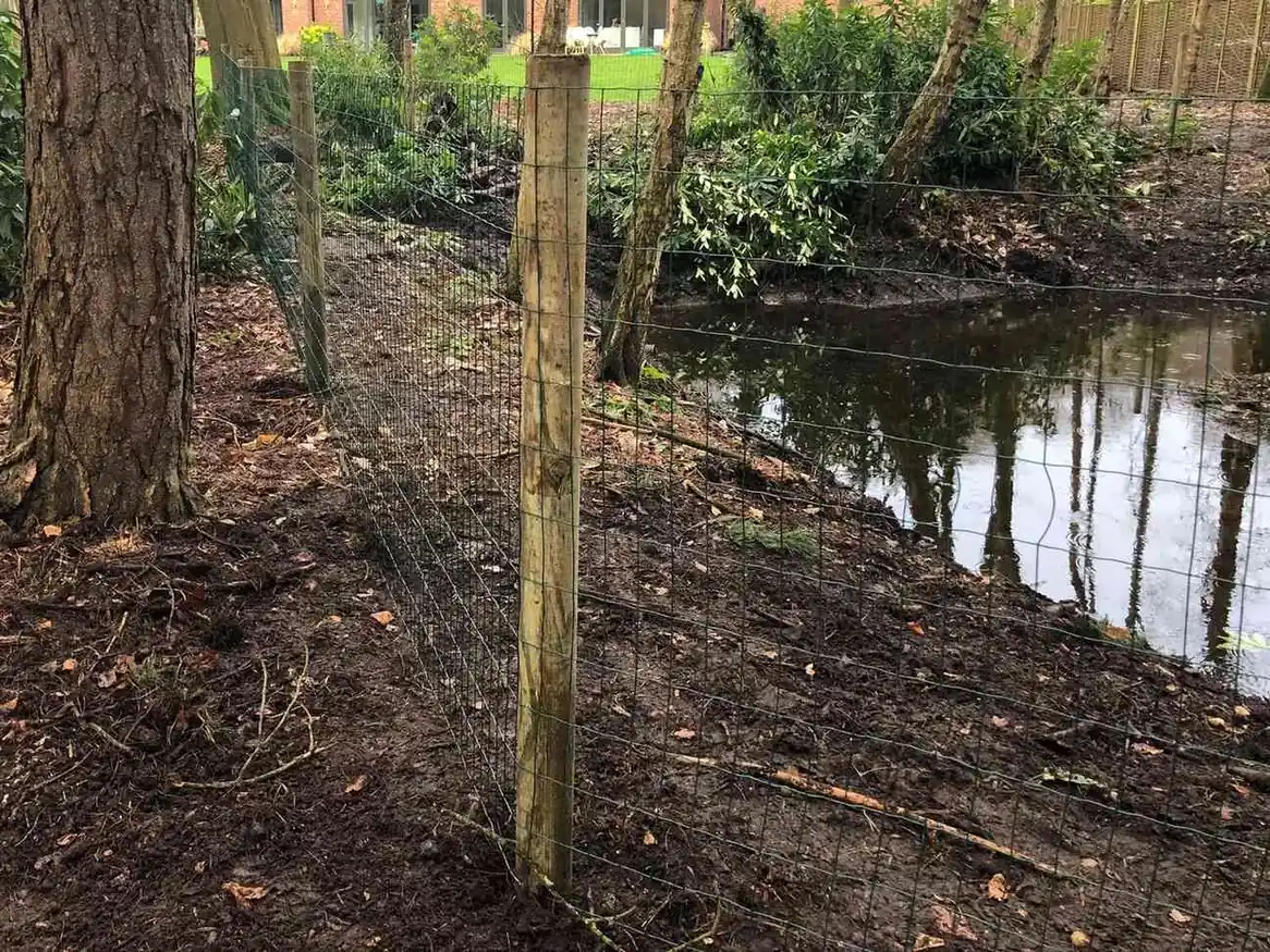 Dog Proof fencing installation by Tatton Fencing