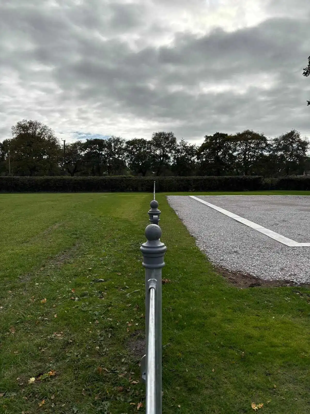 Estate Railings fencing installation by Tatton Fencing