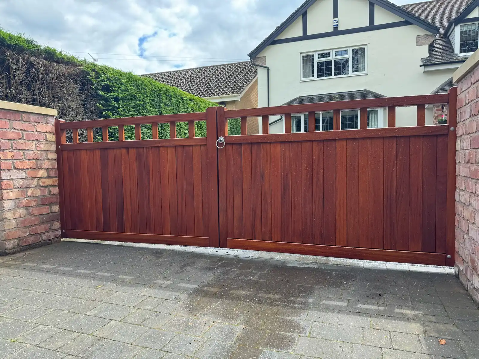 Entrance Gates installation by Tatton Fencing