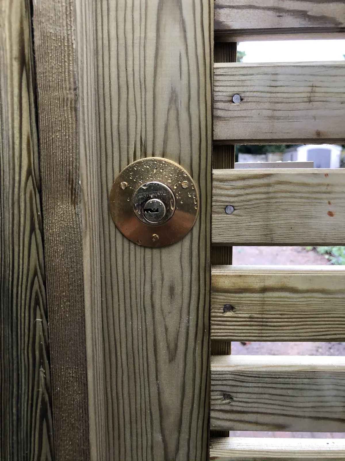 Gate Furniture and Locks installation by Tatton Fencing