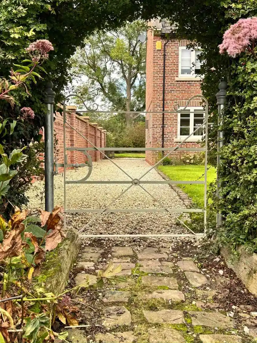 Estate Railings fencing installation by Tatton Fencing