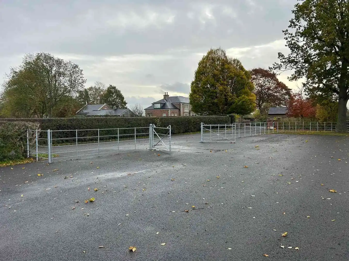 Estate Railings fencing installation by Tatton Fencing
