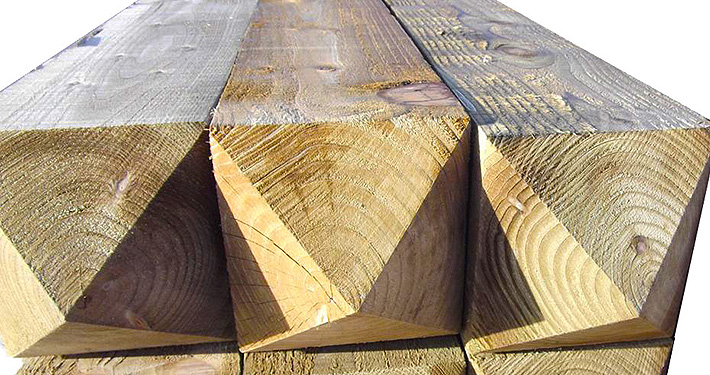 timber supply only: timber gate posts