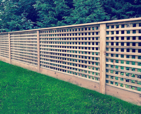 Trellis fence