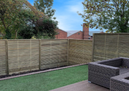 Venetian hit and miss fencing